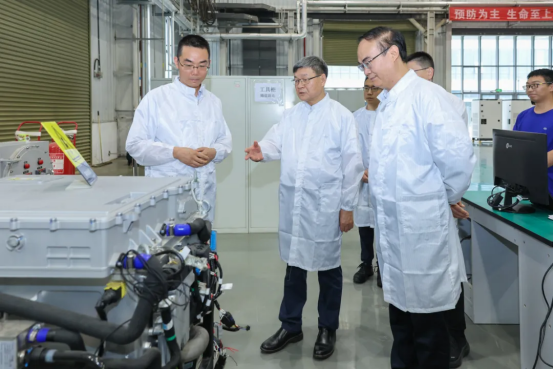 罗乾宜到6686体育氢能开展事情调研-6686体育