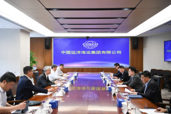 张彦军率队会见中远海运集团-6686体育